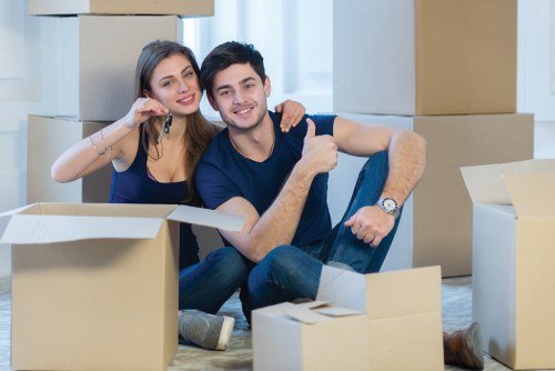 Careful handling of household items during a local Bexley removal