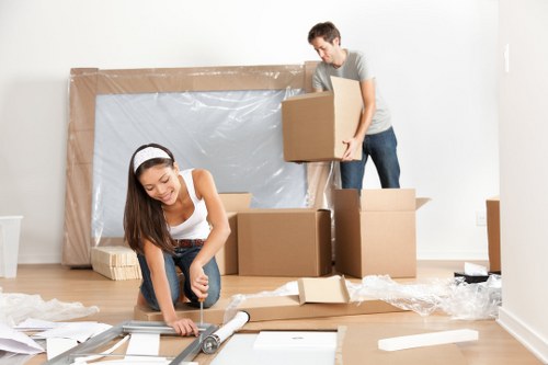 Removal team helping with a home move in Bexley
