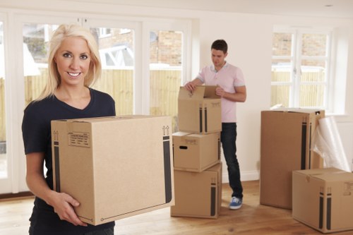 Local removal van helping with a flat or office move in Bexley