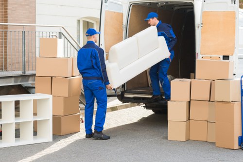 Office relocation team preparing a move in Bexley