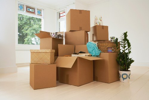 Household items being loaded for a local Bexley removal