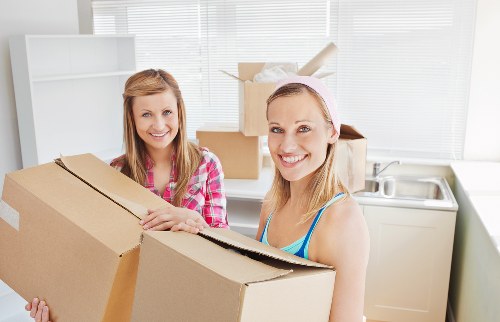 Low-carbon van loading recycled furniture for transfer station delivery