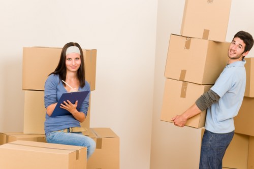 Customer booking a small removal service online